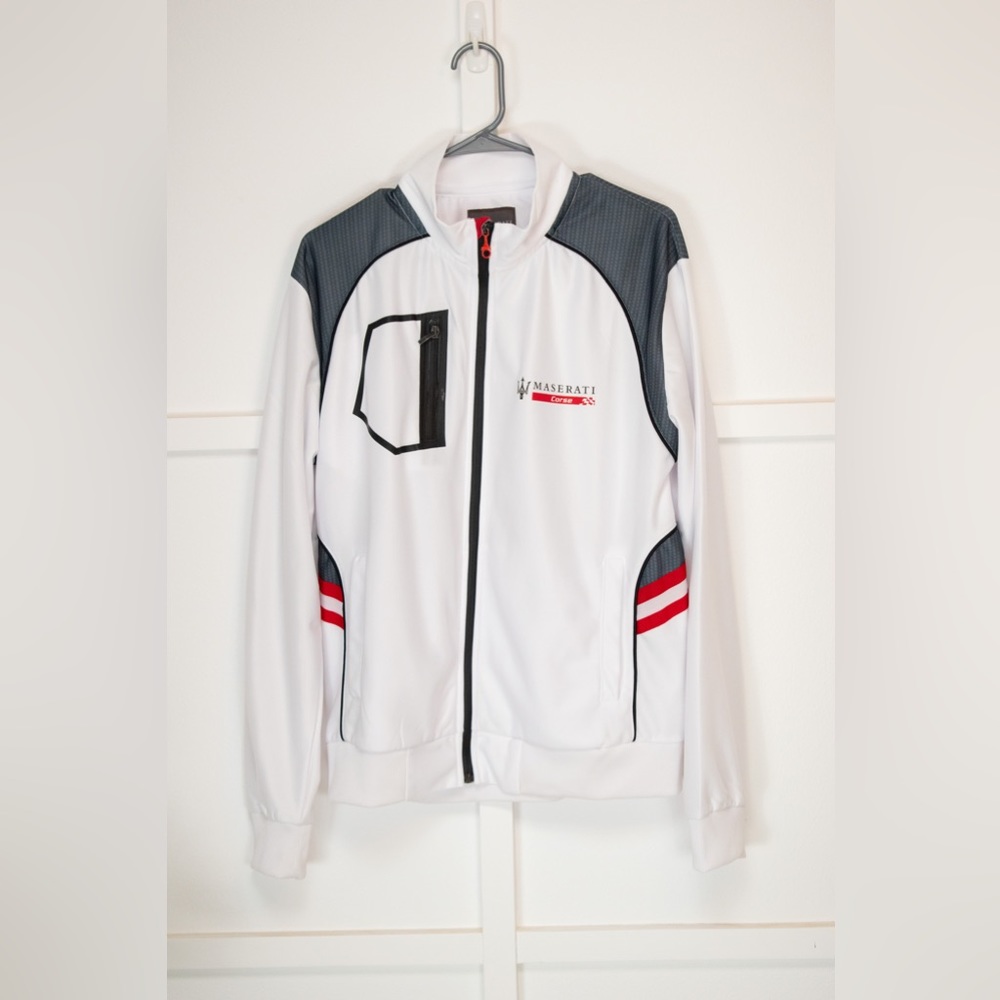 Maserati Race Style Zip Up Jacket in Mens Medium
